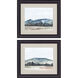 Landscapes Collection Blue Framed Art