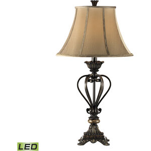 Lyon 34 inch 9.00 watt Bronze Table Lamp Portable Light