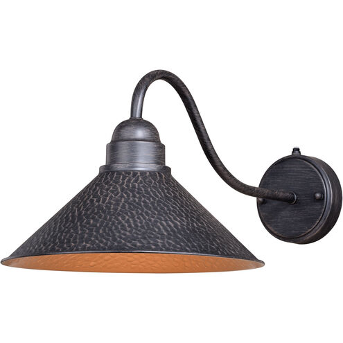 Outland LED 9.5 inch Aged Iron and Light Gold Outdoor Wall