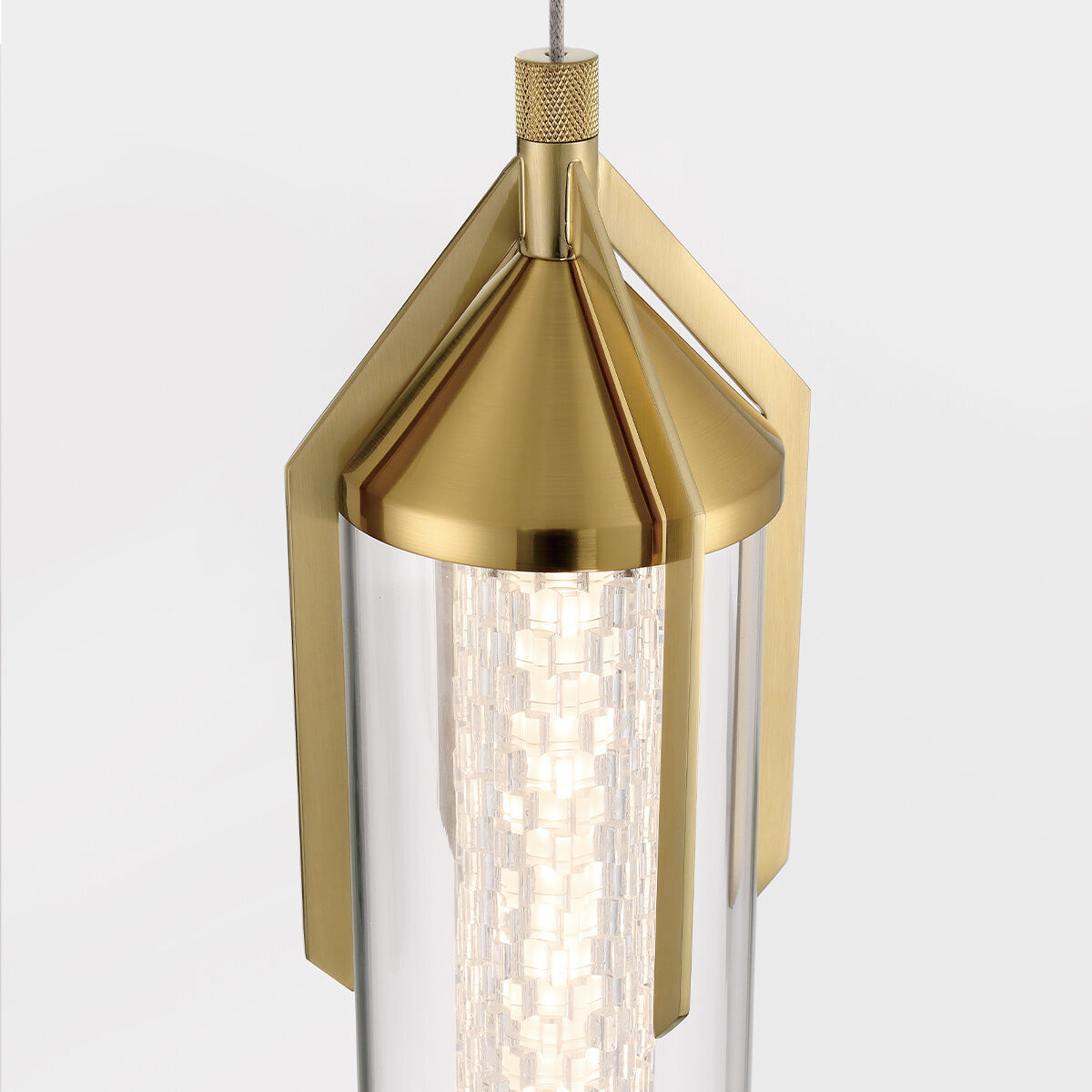 Espada LED 5.25 inch Gold Pendant Ceiling Light