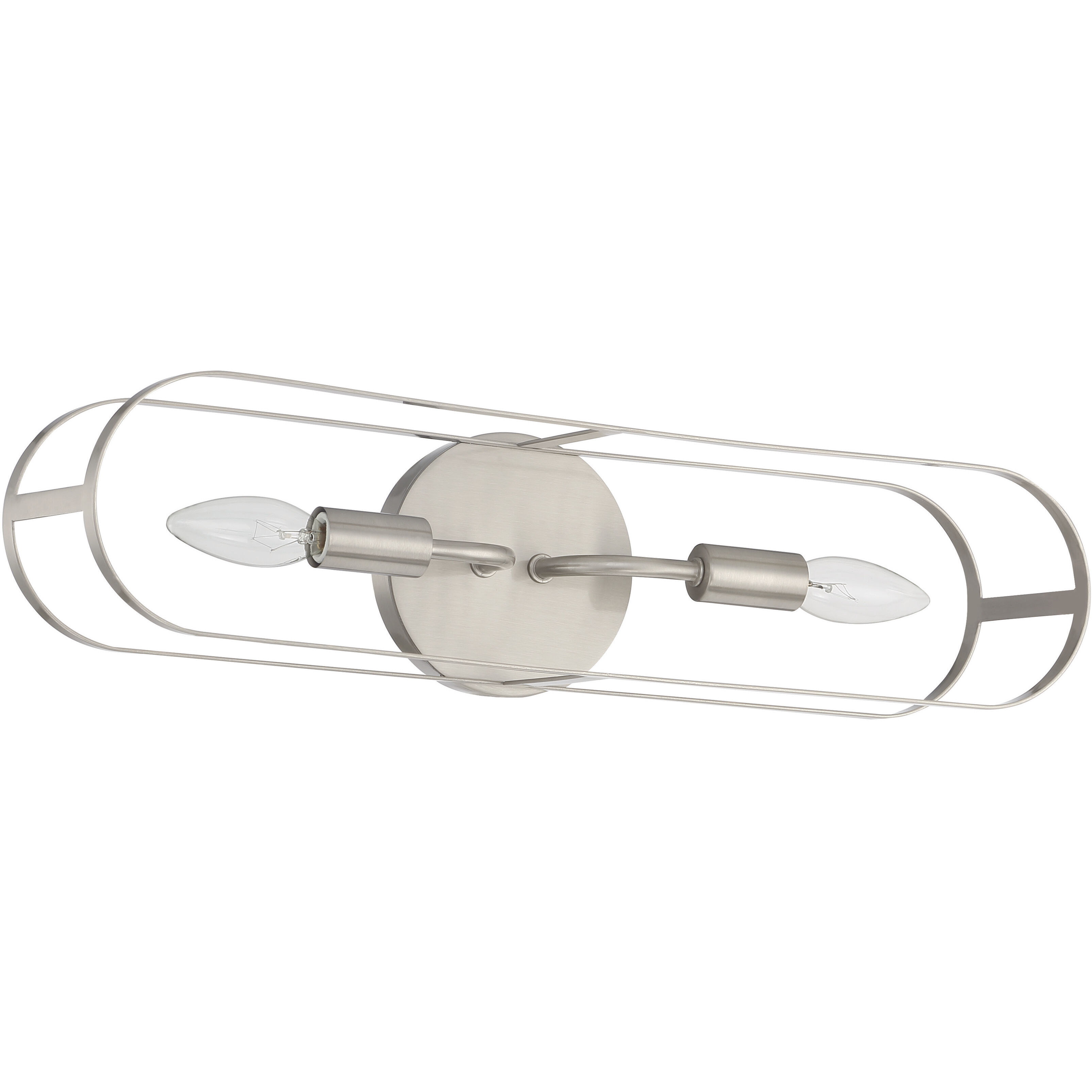 Mindful 2 Light 20 inch Brushed Polished Nickel Vanity Light Wall Light
