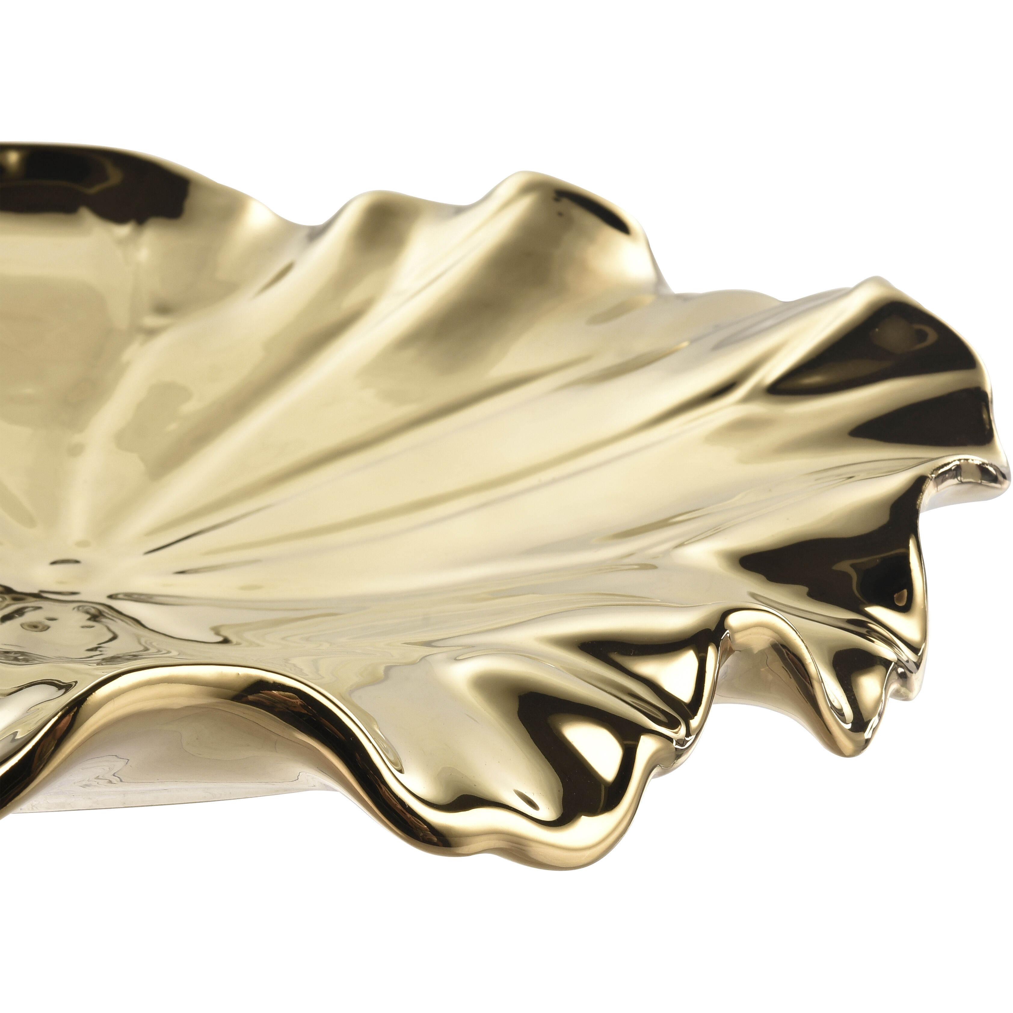 Petal Gold Dimensional Wall Art, Set of 4