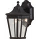 Cotswold Lane 1 Light 11.5 inch Black Outdoor Wall Lantern, Small