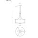 Colton 3 Light 18 inch Satin Nickel Pendant Ceiling Light