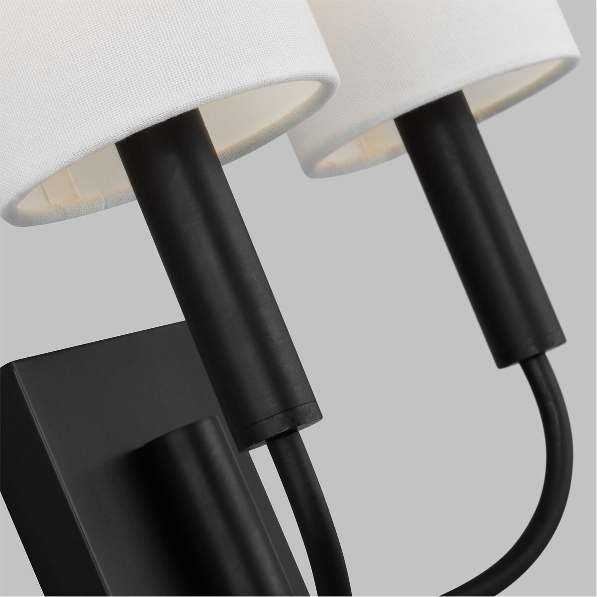 ED Ellen DeGeneres Brianna 2 Light 11.38 inch Aged Iron Double Sconce Wall Light