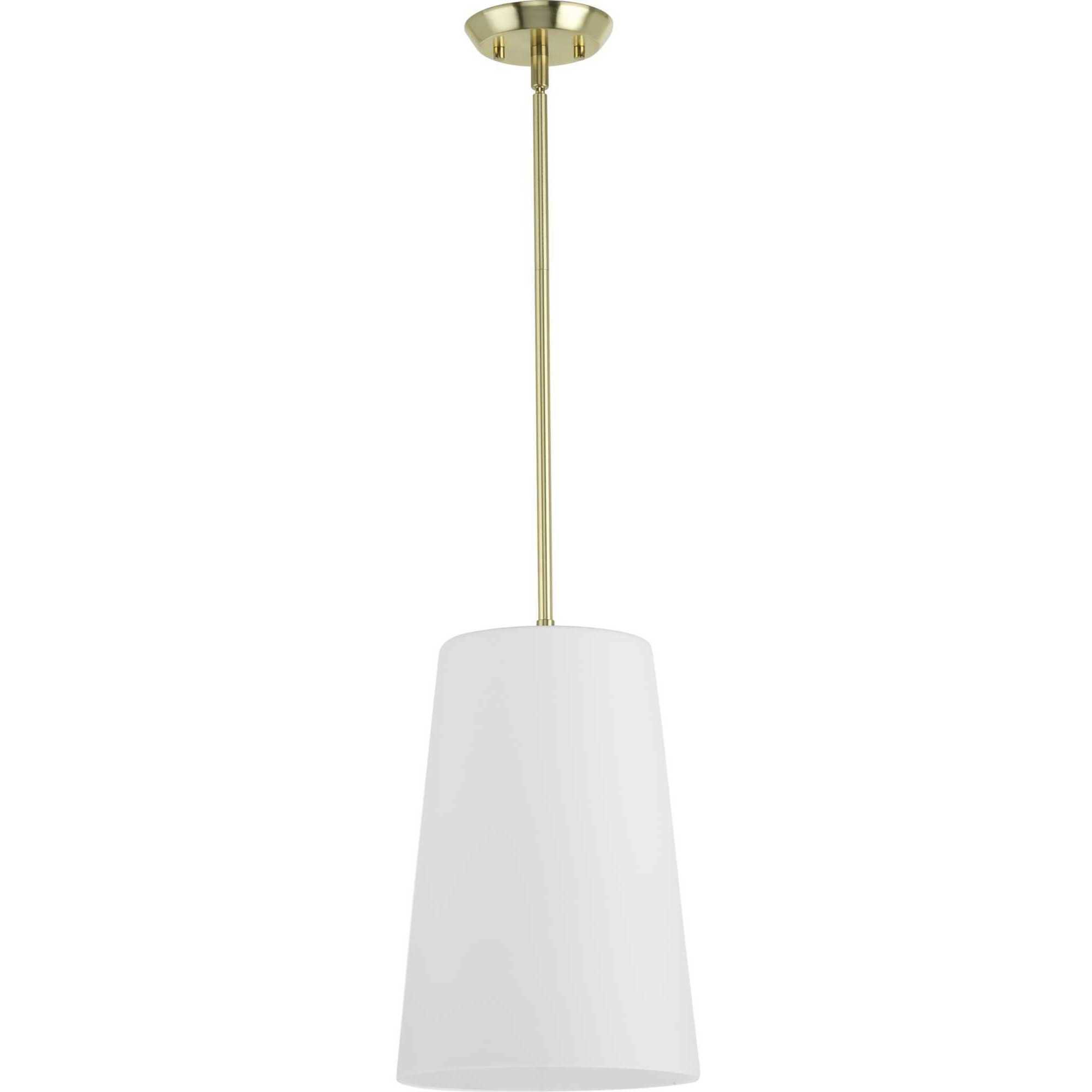 Clarion 1 Light 10.5 inch Satin Brass Pendant Ceiling Light