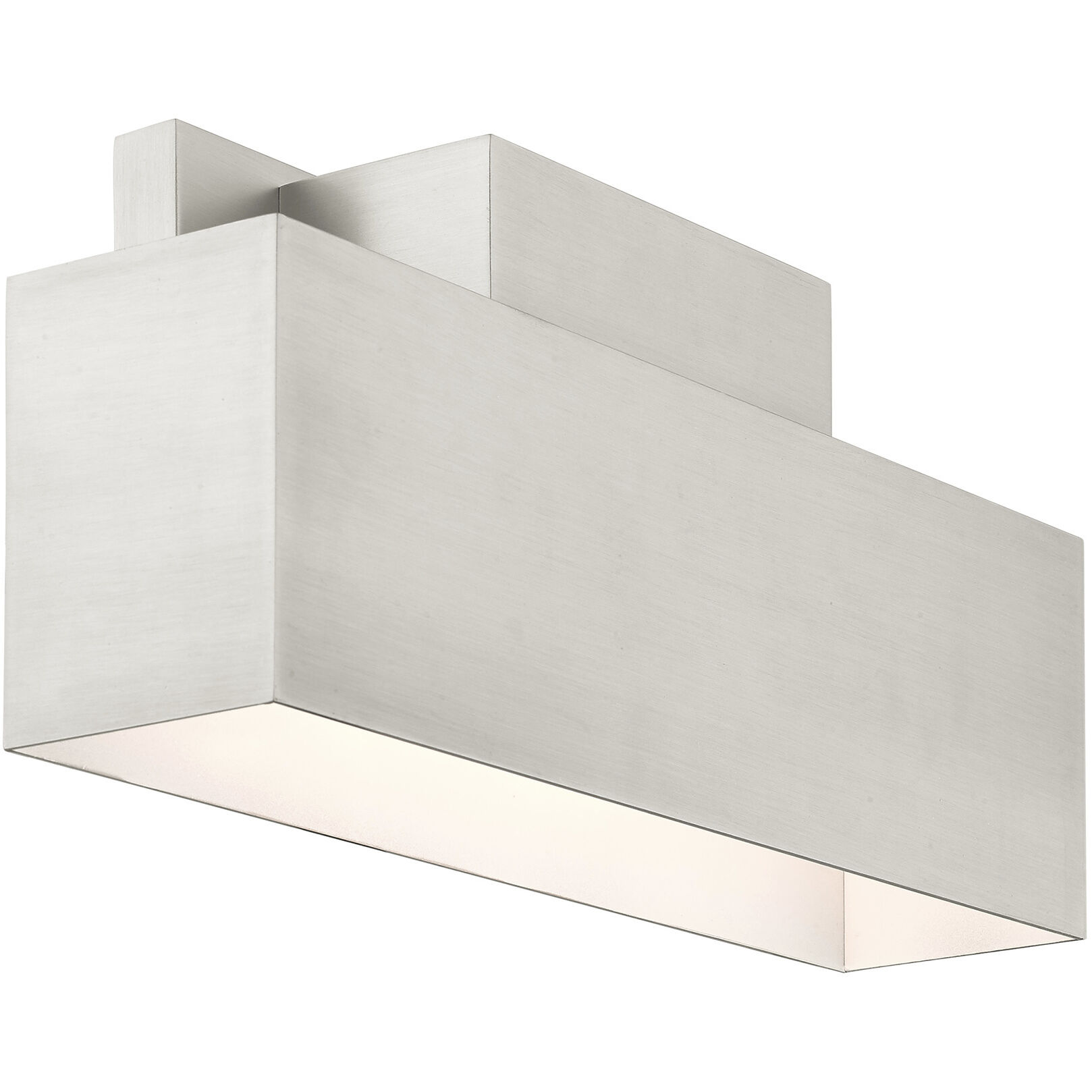 Lynx 2 Light 7 inch Brushed Nickel Outdoor ADA Wall Sconce