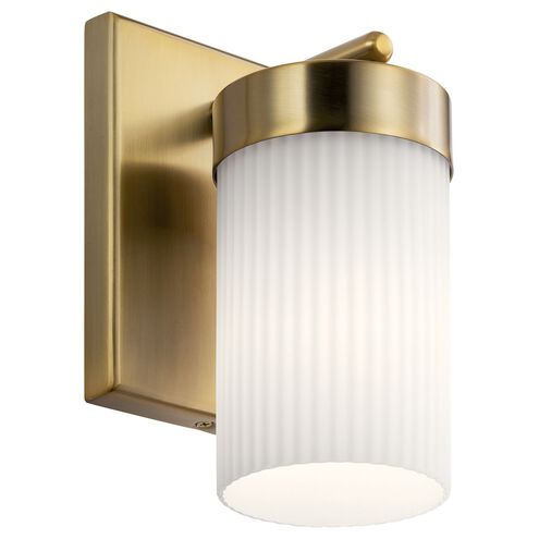 Ciona 1 Light 5 inch Brushed Natural Brass Wall Bracket Wall Light