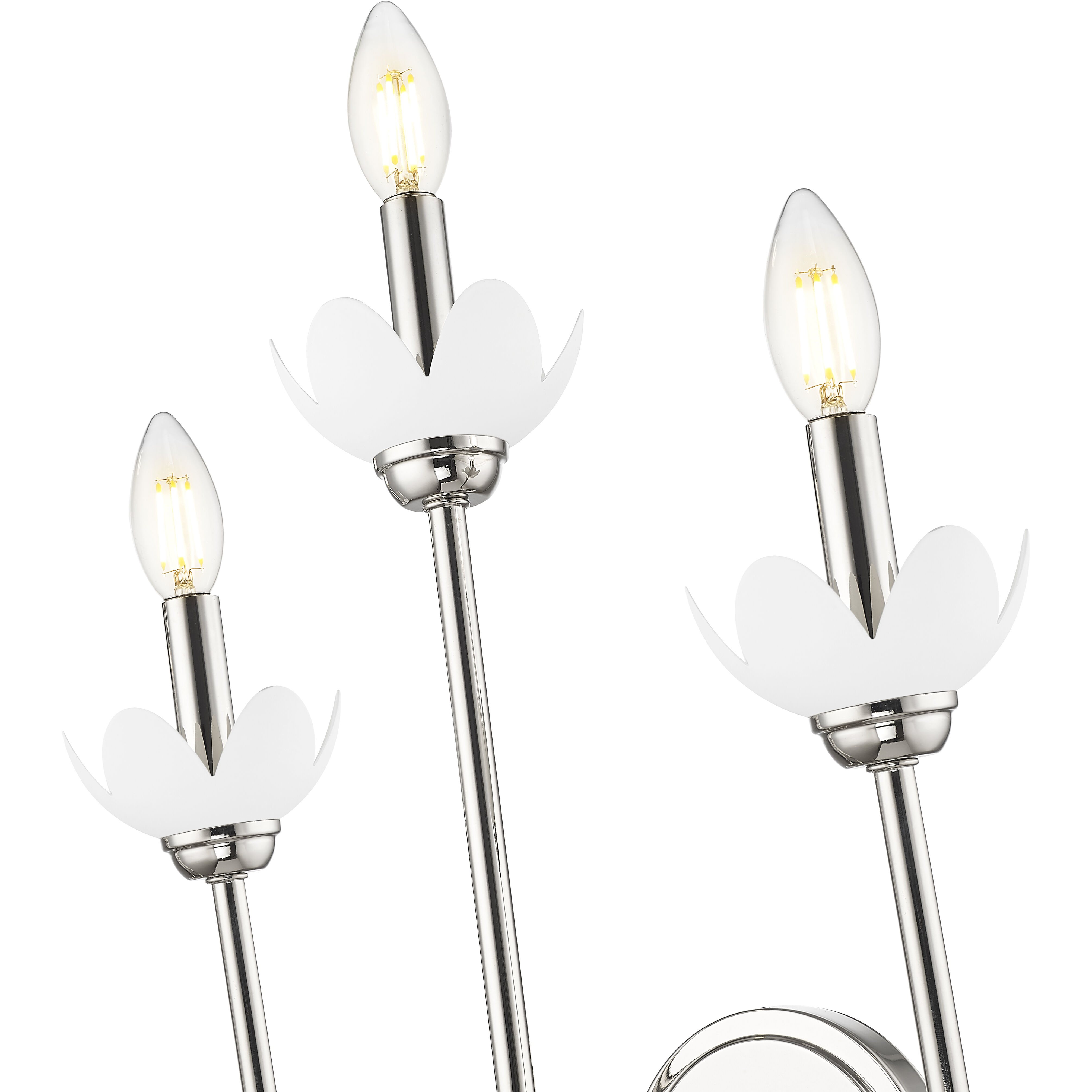 Allistair Wall Sconce Wall Light in Polished Nickel