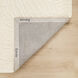 Mitra 90 X 63 inch White/Ivory Rug in 5 x 7