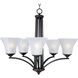 Aurora 5 Light 26 inch Oil Rubbed Bronze Single-Tier Chandelier Ceiling Light