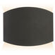 Danorum LED 6 inch Coal Outdoor Wall Mount in Black, Great Outdoors