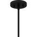 Starlight 4 Light 18.5 inch Matte Black Pendant Ceiling Light, Large