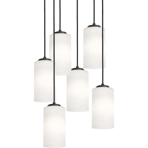 Leo 6 Light 24 inch Black Pendant Ceiling Light