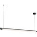 Keel LED 60 inch Satin Black Pendant Ceiling Light