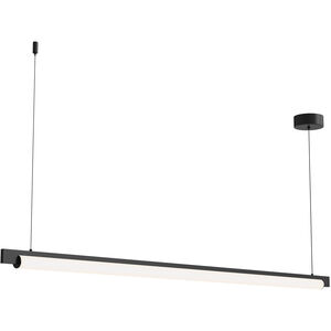 Keel LED 60 inch Satin Black Pendant Ceiling Light