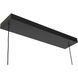 Alora Mood Dottie 60 inch Matte Black Linear Pendant Ceiling Light