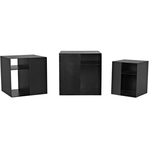 Gropius Cubes 51 X 20 inch Matte Black Console