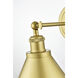 Blaise 1 Light 7 inch Brass Plug In Wall Sconce Wall Light