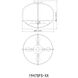 Devon 4 Light 18 inch Matte Black Semi Flush Mount Ceiling Light