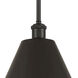 Ballston Cone 1 Light 16 inch Oil Rubbed Bronze Pendant Ceiling Light