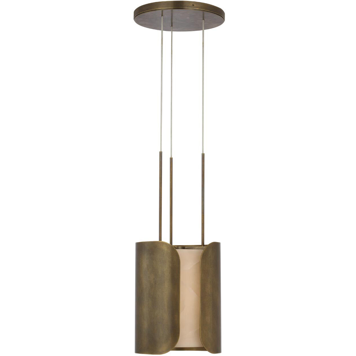 Anne-Marie Barton Armise LED 11 inch Mottled Brass Pendant Ceiling Light