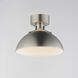 Dawn 1 Light 12 inch Satin Nickel Semi-Flush Mount Ceiling Light