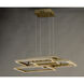 Traverse LED LED 31 inch Champagne Single Pendant Ceiling Light