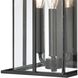 Oak Park 3 Light 22 inch Matte Black Outdoor Wall Sconce