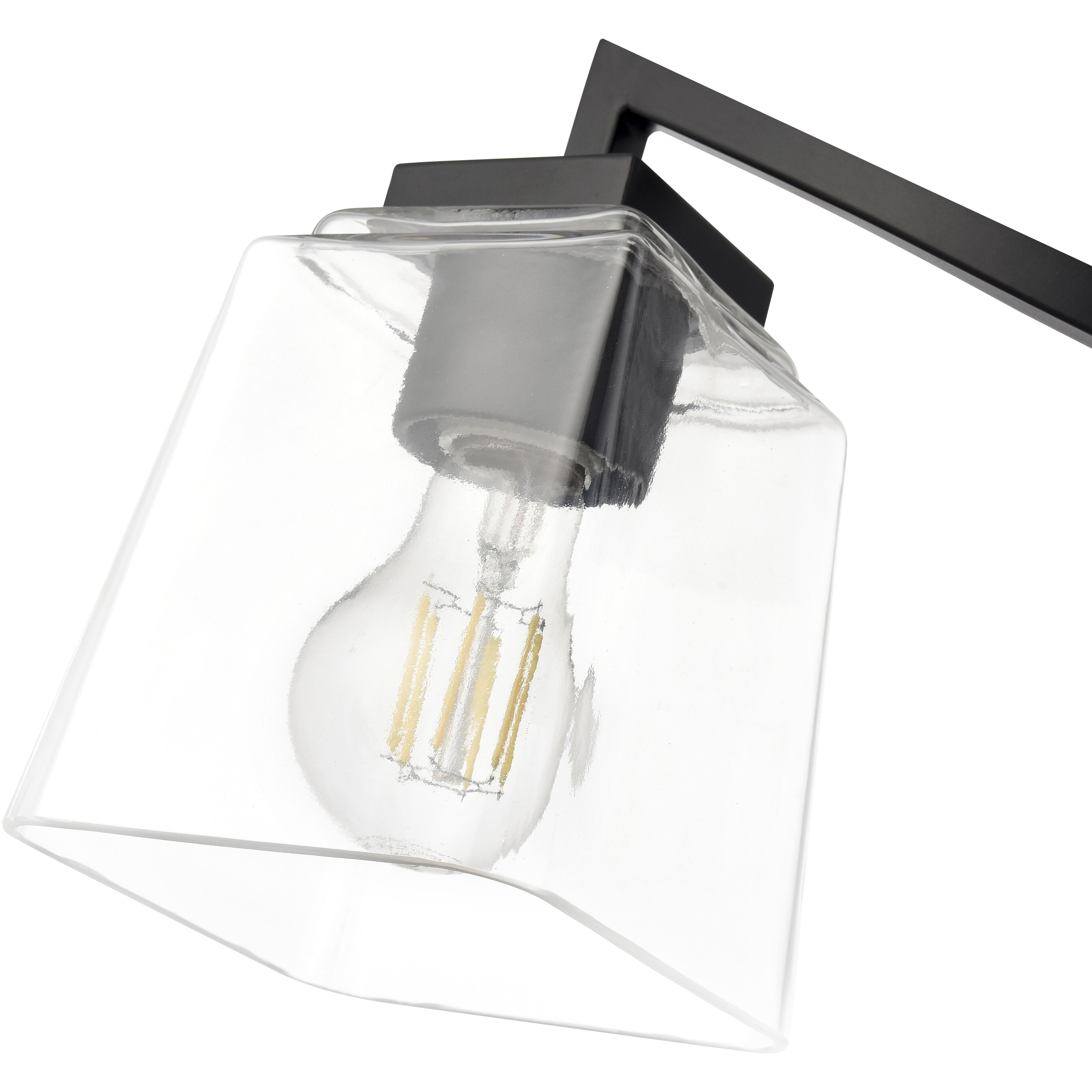 Avenna 3 Light 23.5 inch Matte Black Bathroom Vanity Light Wall Light