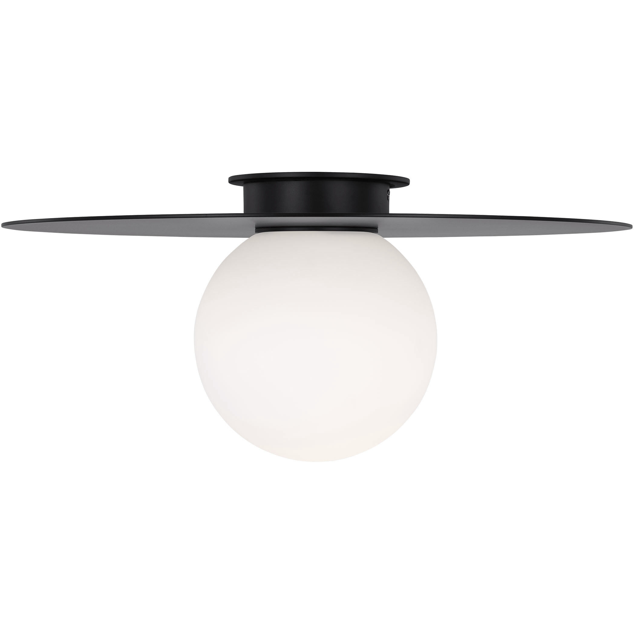 Kelly by Kelly Wearstler Nodes 1 Light 24 inch Midnight Black Flush Mount Ceiling Light