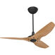 Haiku 52 inch Black with Caramel Bamboo Blades Ceiling Fan