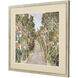 Garden Delight Pink and Multi and Beige and Blue Framed Art
