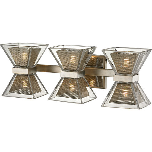 Expression 6 Light 20 inch Silver Leaf Bath and Vanity Wall Light