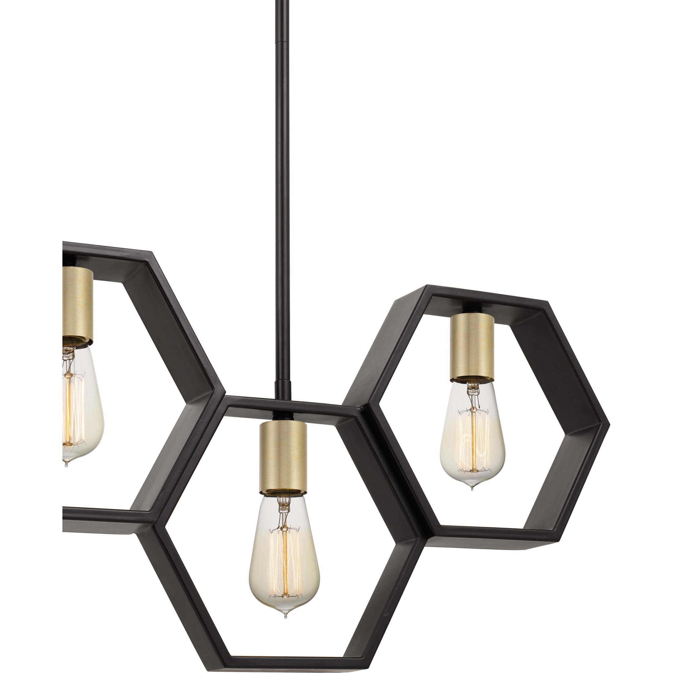 Bismarck 5 Light 40 inch Earth Black Island Chandelier Ceiling Light
