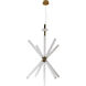 Canada LED 55 inch Gold LED Chandelier Ceiling Light