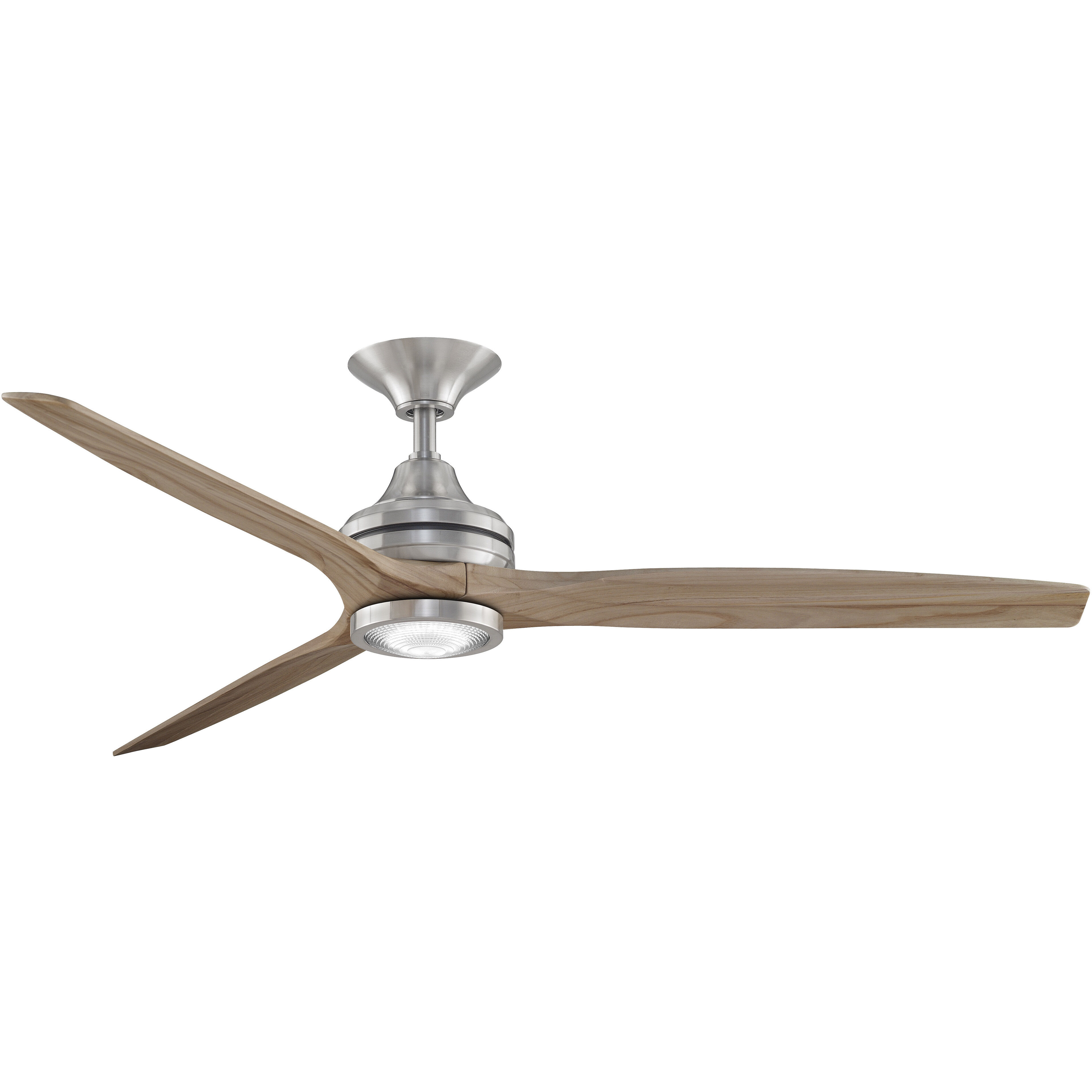 Spitfire 1 Light Brushed Nickel Fan Light Kit