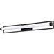 Canal LED 36 inch Matte Black Bath Vanity Light Wall Light