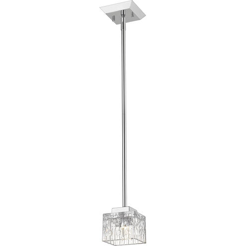 Rubicon 1 Light 4.75 inch Chrome Pendant Ceiling Light in G9