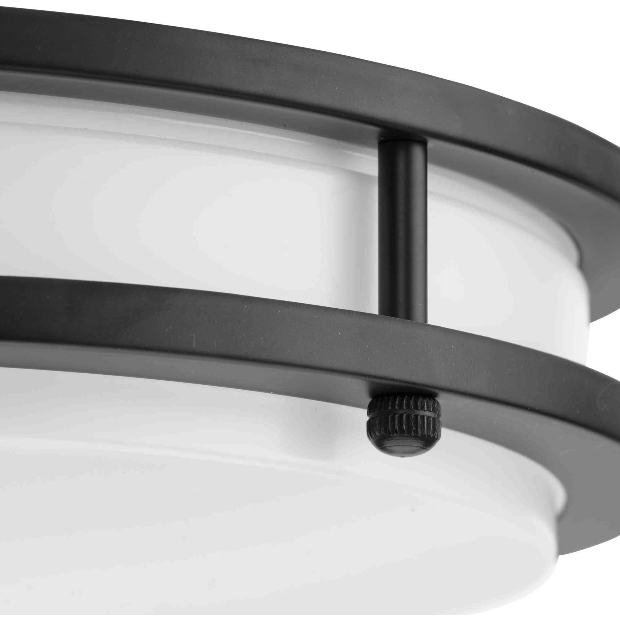 Abide LED LED 10.24 inch Matte Black Flush Mount Ceiling Light, Small, Progress LED