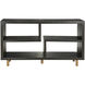 Norman Wyatt Home 60 X 15.8 inch Ebony Woodgrain Console