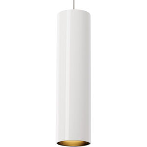 Piper 1 Light 12 White/Satin Nickel Low-Voltage Pendant Ceiling Light in Incandescent, FreeJack