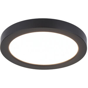 Round LED 5 inch Black Flush Mount Ceiling Light
