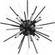 Palisades Ave. 4 Light 24 inch Black Flush Mount Ceiling Light