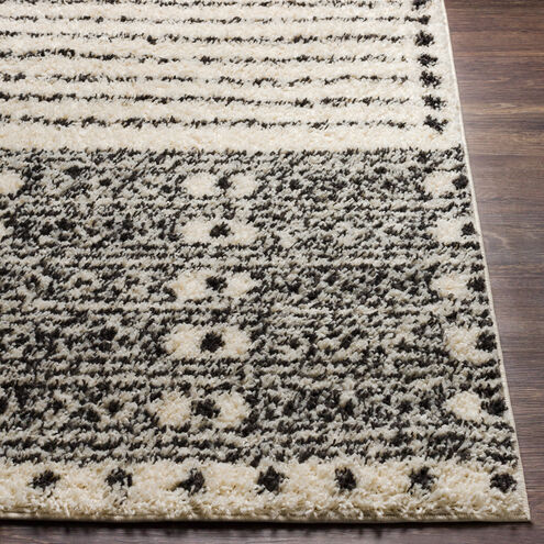 Beni Shag 87 X 31 inch Black Rug in 2.5 x 8, Runner