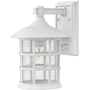 Freeport LED 12 inch Classic White Outdoor Wall Mount Lantern, Medium