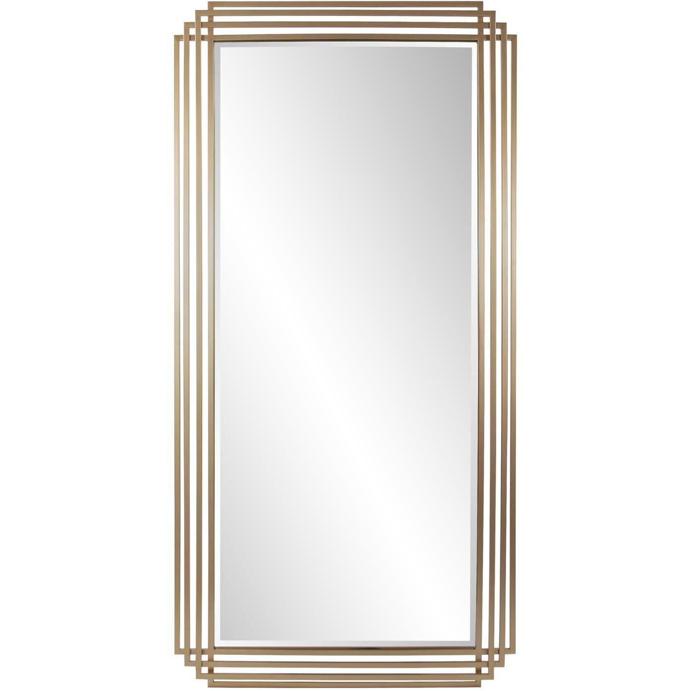 Bancroft 72 X 36 inch Metallic Gold Dressing Mirror