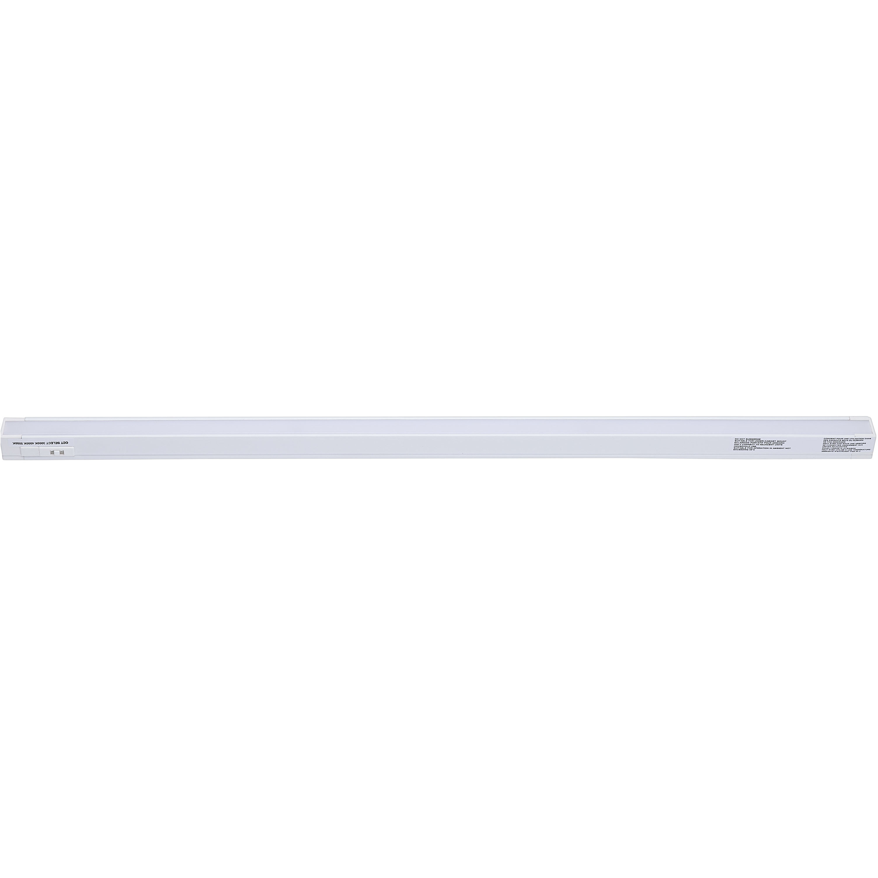 CounterQuickSlim 120 LED 21 inch White Under Cabinet & Cove