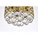 Tully 4 Light 10 inch Brass Pendant Ceiling Light