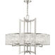 Grammercy 8 Light 30 inch Brushed Nickel Chandelier Ceiling Light